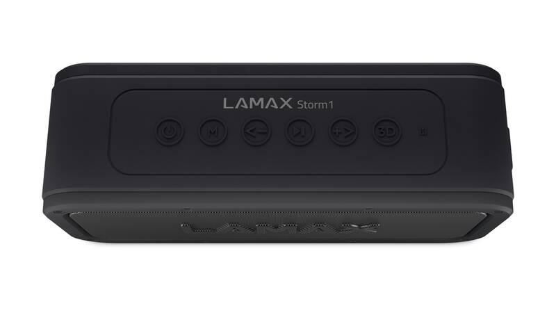 Přenosný reproduktor LAMAX Storm1 černý, Přenosný, reproduktor, LAMAX, Storm1, černý