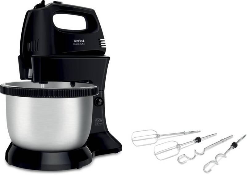 Ruční šlehač s mísou Tefal QUICKMIX HT312838 černý
