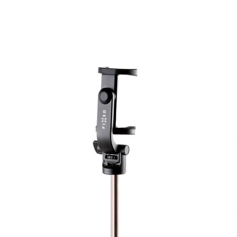 Selfie tyč FIXED Snap s tripodem a bezdrátovou spouští, 3 4" závit černá