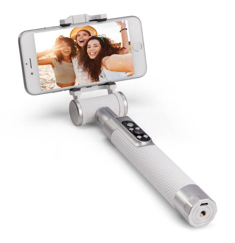 Selfie tyč Pictar Smart Stick bílá