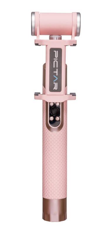 Selfie tyč Pictar Smart Stick růžová, Selfie, tyč, Pictar, Smart, Stick, růžová