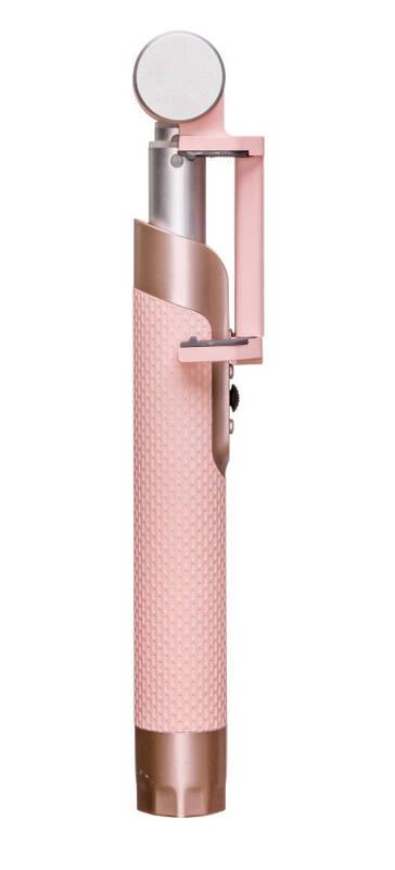 Selfie tyč Pictar Smart Stick růžová