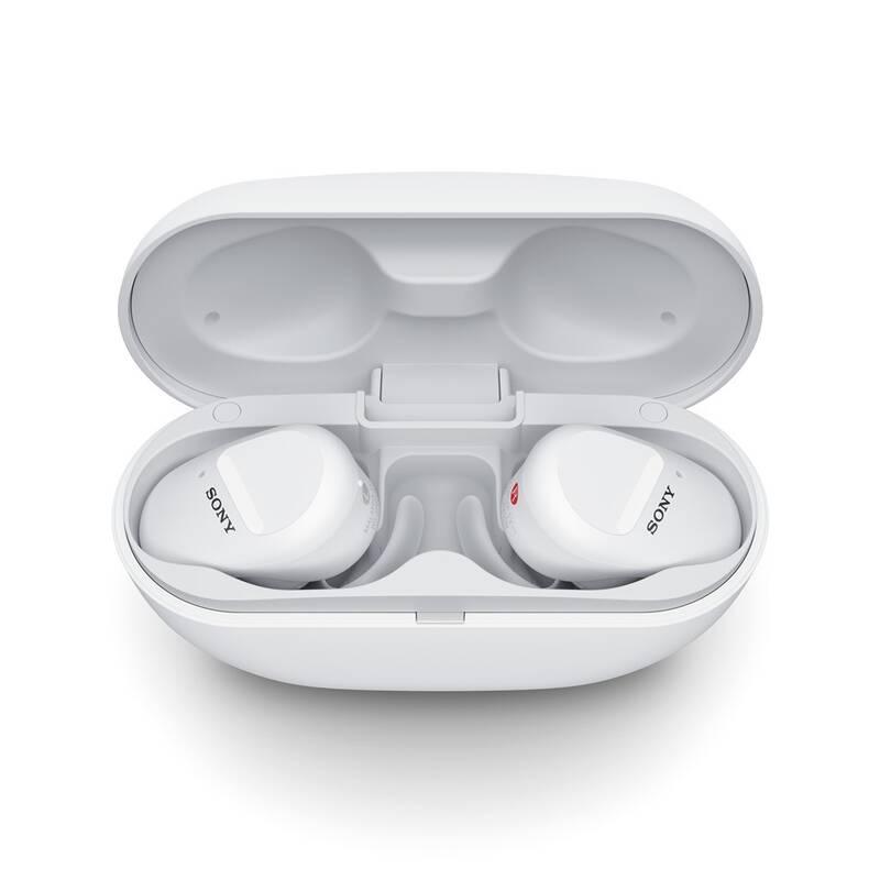 Sluchátka Sony WF-SP800 bílá