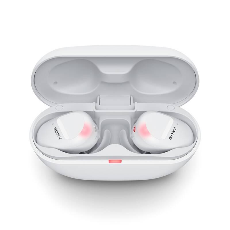 Sluchátka Sony WF-SP800 bílá