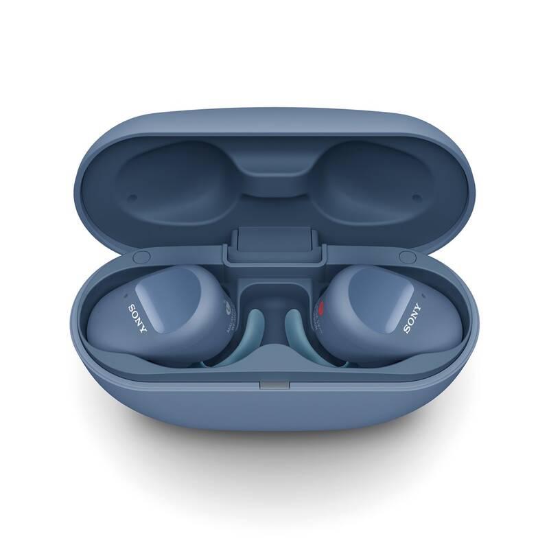 Sluchátka Sony WF-SP800 modrá