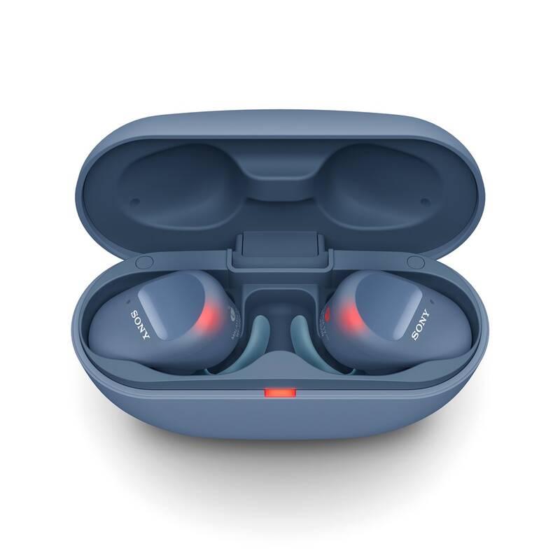 Sluchátka Sony WF-SP800 modrá