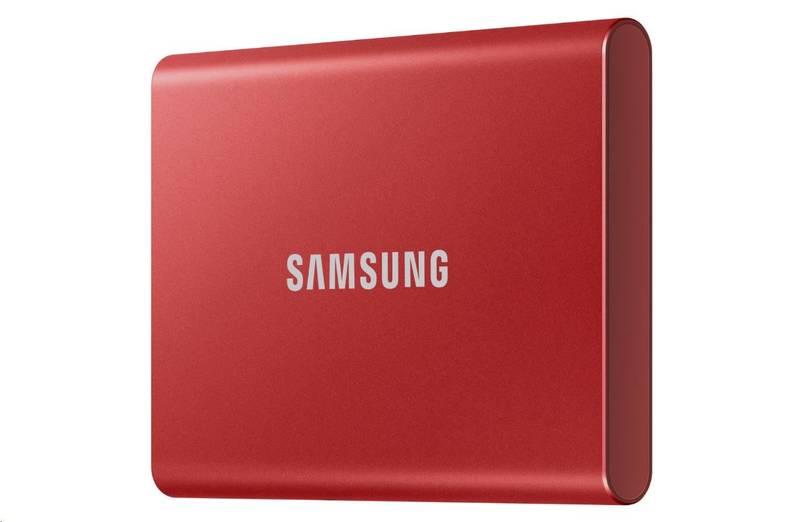 SSD externí Samsung T7 1TB červený, SSD, externí, Samsung, T7, 1TB, červený