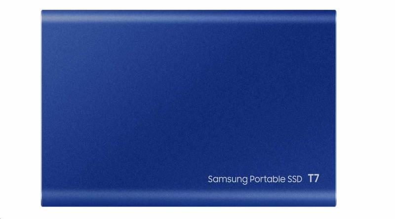 SSD externí Samsung T7 500GB modrý