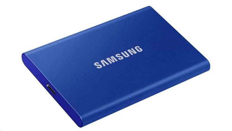 SSD externí Samsung T7 500GB modrý, SSD, externí, Samsung, T7, 500GB, modrý