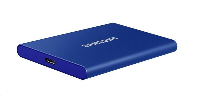 SSD externí Samsung T7 500GB modrý, SSD, externí, Samsung, T7, 500GB, modrý