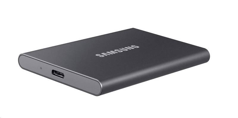 SSD externí Samsung T7 500GB šedý, SSD, externí, Samsung, T7, 500GB, šedý