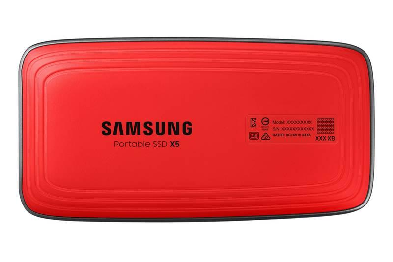 SSD externí Samsung X5 500GB šedý