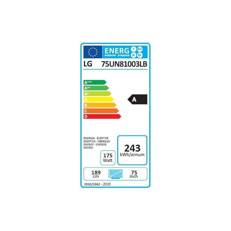 Televize LG 75UN8100 černá