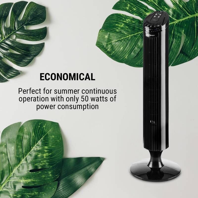 Ventilátor Klarstein OneConcept Blitzeis černý