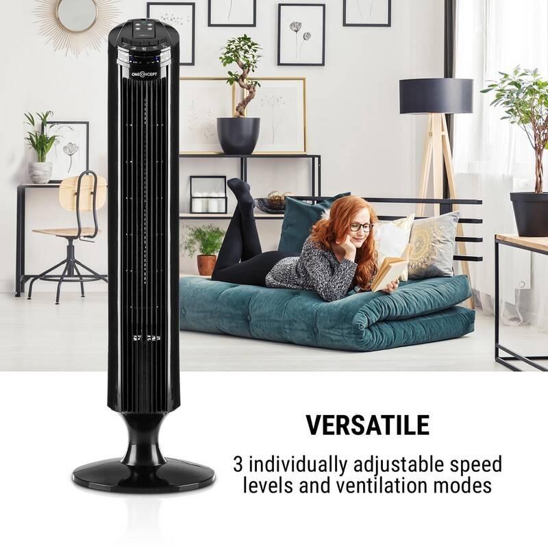 Ventilátor Klarstein OneConcept Blitzeis černý