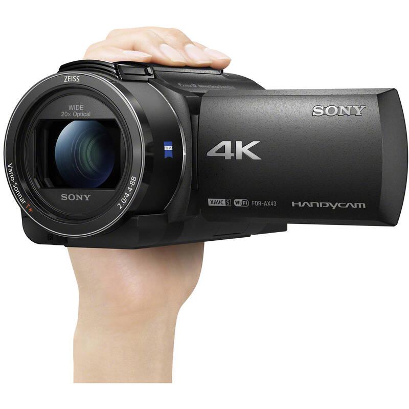Videokamera Sony FDR-AX43 černá, Videokamera, Sony, FDR-AX43, černá