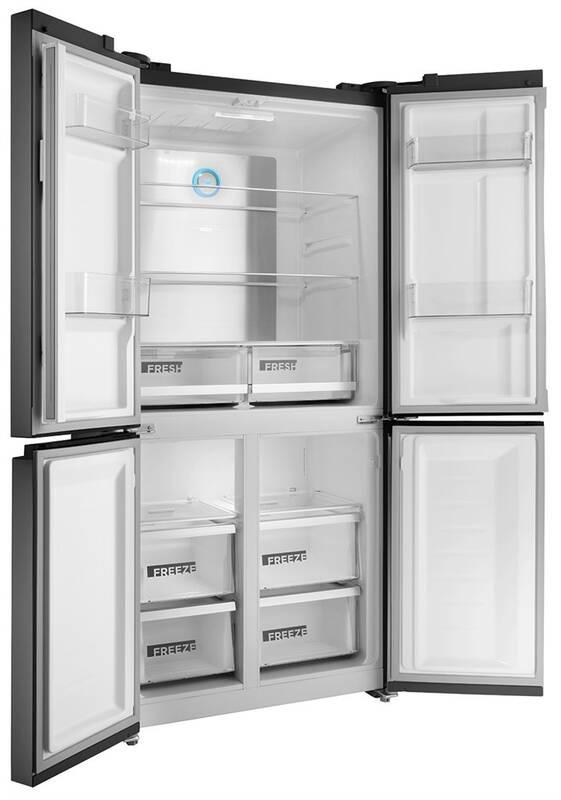 Americká lednice Concept TITANIA LA8383ds nerez