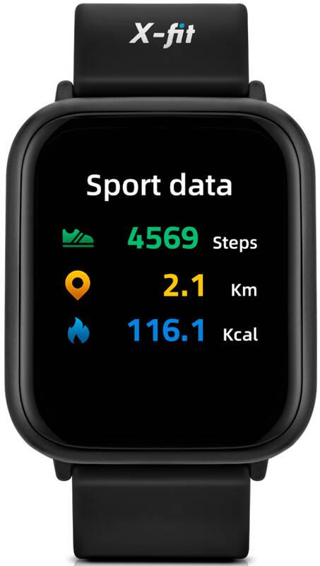 Chytré hodinky Niceboy X-fit Watch černá