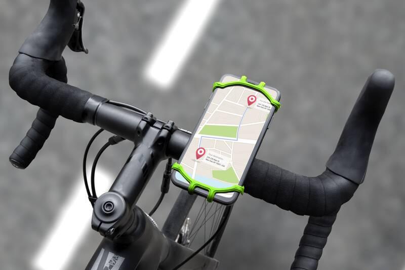Držák na mobil FIXED Bikee zelený