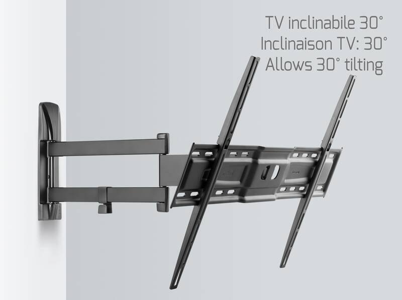 Držák TV Meliconi SlimStyle Plus 600 SDR polohovatelný pro úhlopříčky 50" až 82", nosnost 25 kg