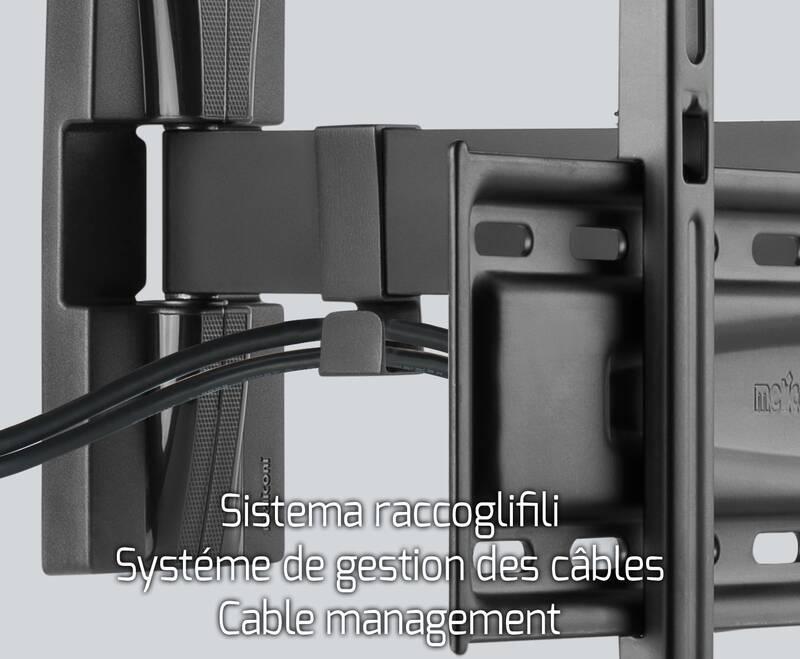 Držák TV Meliconi SlimStyle Plus 600 SR polohovatelný pro úhlopříčky 50" až 80", nosnost 30 kg