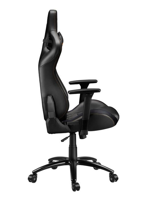 Herní židle Canyon Nightfall černá oranžová