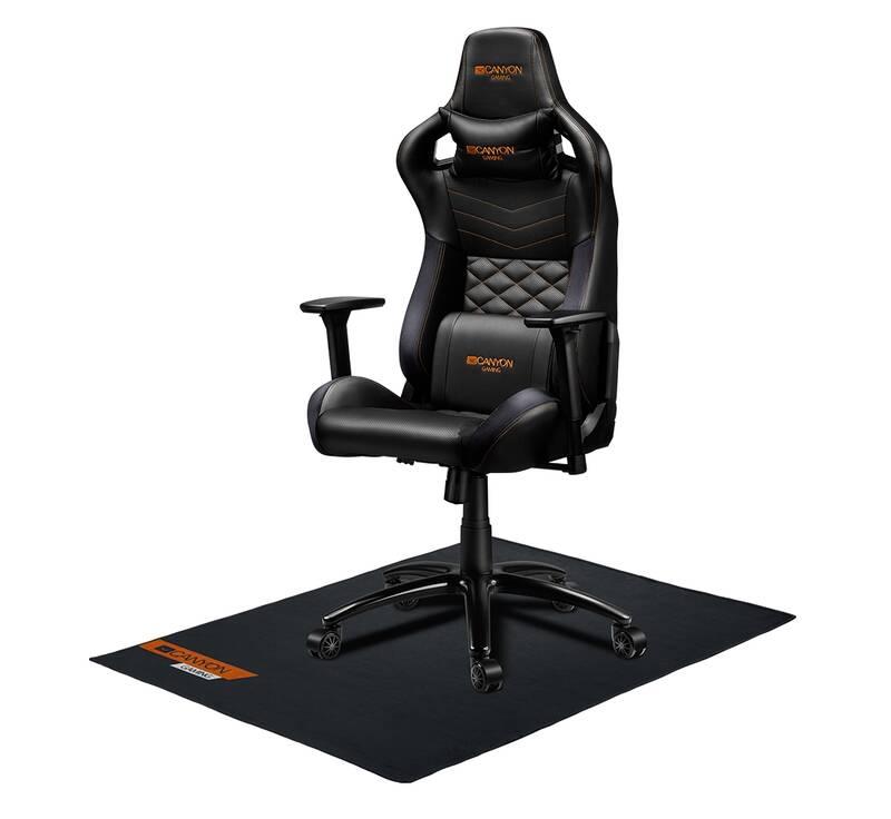 Herní židle Canyon Nightfall černá oranžová