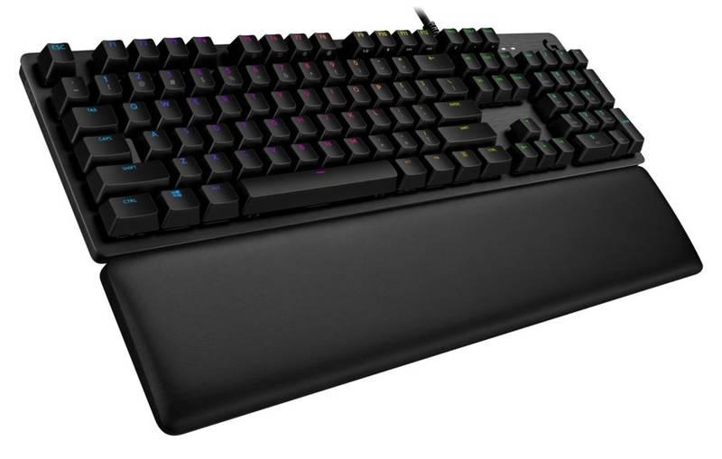 Klávesnice Logitech G513 Lightsync RGB Mechanical GX Brown Tactile, US černá