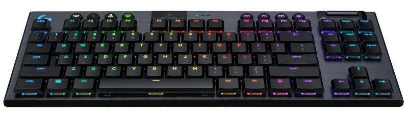 Klávesnice Logitech G915 TKL Lightspeed RGB, Clicky, US černá