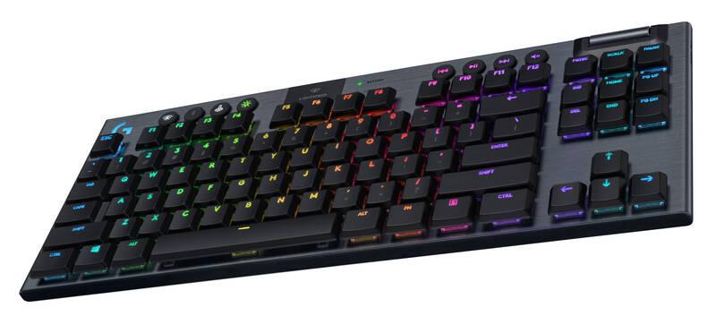 Klávesnice Logitech G915 TKL Lightspeed RGB, Tactile, US černá