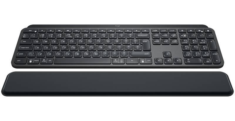 Klávesnice Logitech MX Keys s opěrkou zápěstí, US šedá