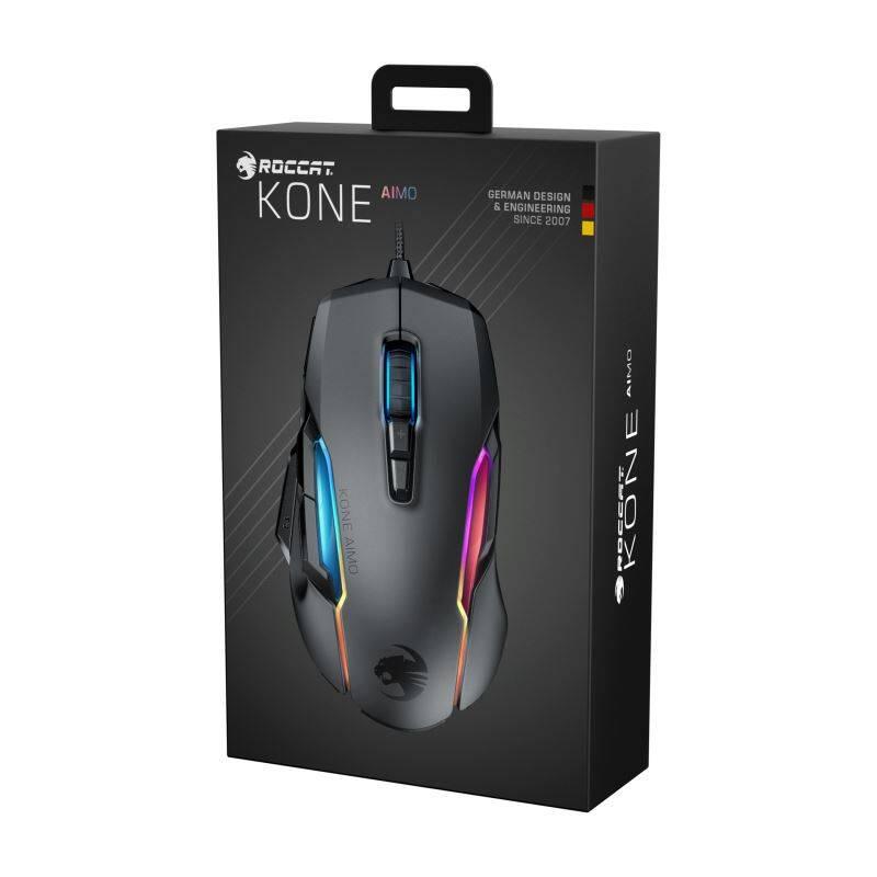 Myš Roccat Kone AIMO remastered RGB černá
