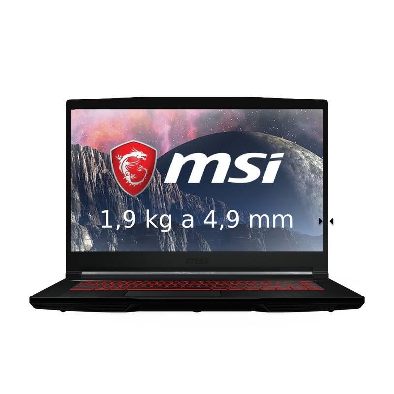 Notebook MSI GF63 Thin 10SCSR-407CZ černý