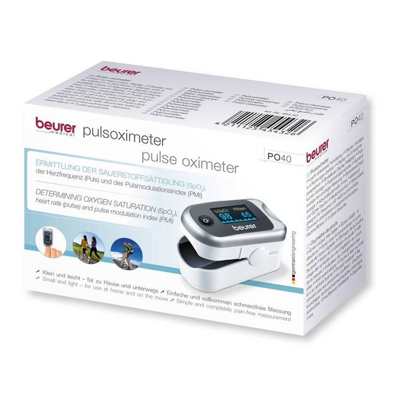 Pulzní oxymetr Beurer PO 40 bílý