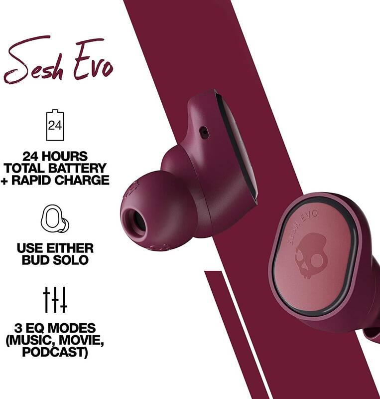 Sluchátka Skullcandy SESH EVO In-Ear červená