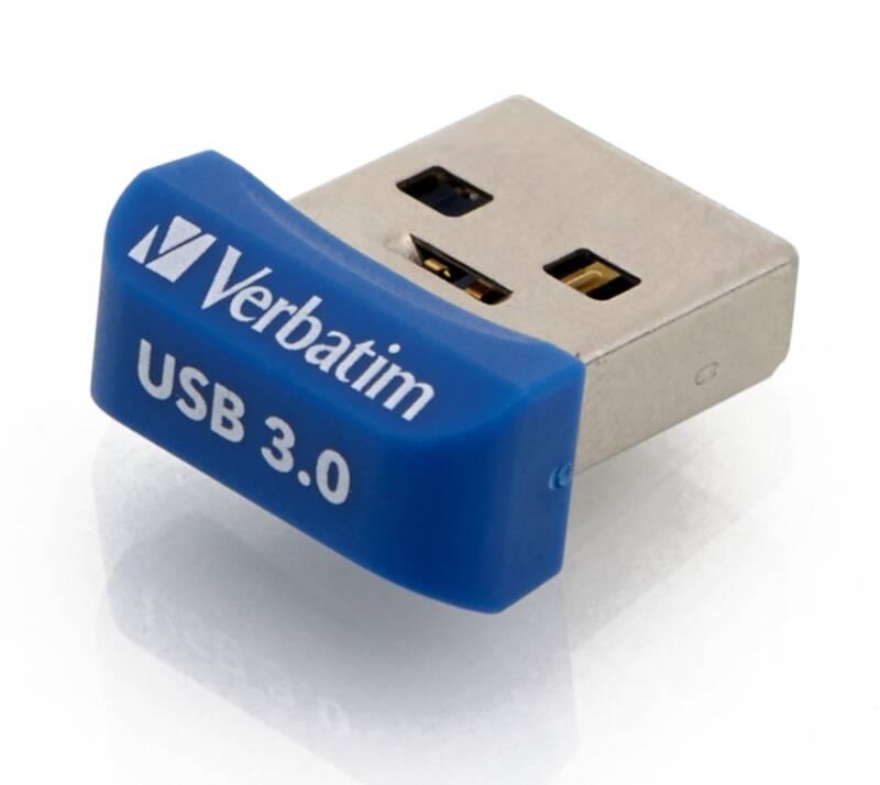 USB Flash Verbatim Store 'n' Stay Nano 16GB modrý, USB, Flash, Verbatim, Store, 'n', Stay, Nano, 16GB, modrý