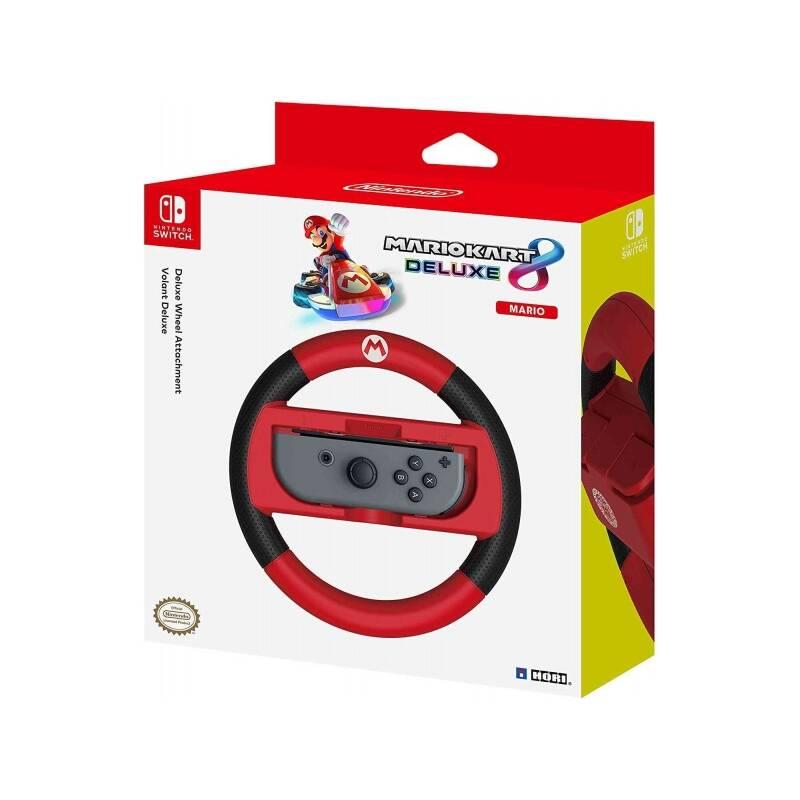 Volant HORI Joy-Con Wheel Deluxe pro Nintendo Switch červený