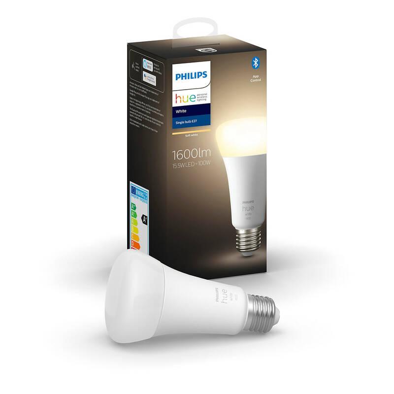 Žárovka LED Philips Hue Bluetooth 15,5W, E27, White, Žárovka, LED, Philips, Hue, Bluetooth, 15,5W, E27, White