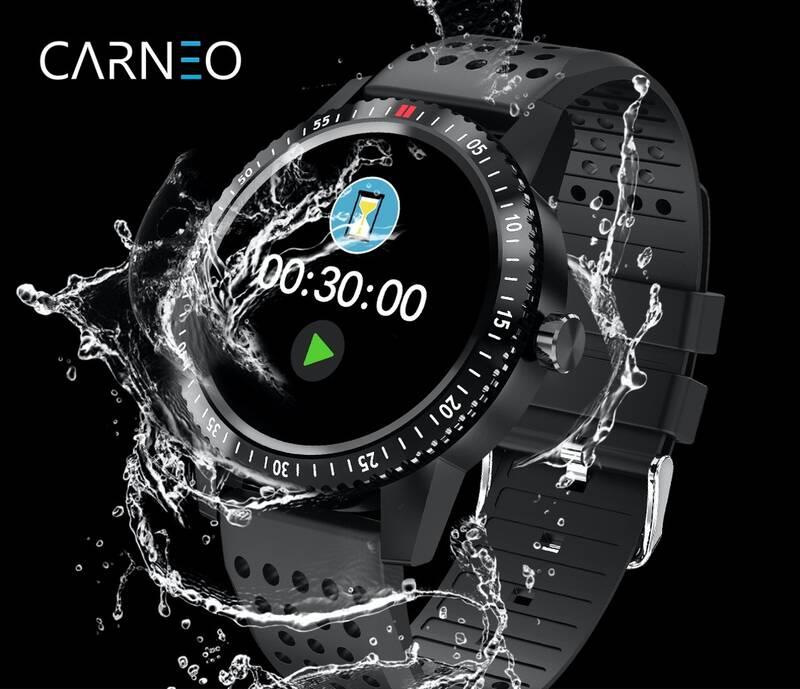 Chytré hodinky Carneo Gear sport černá