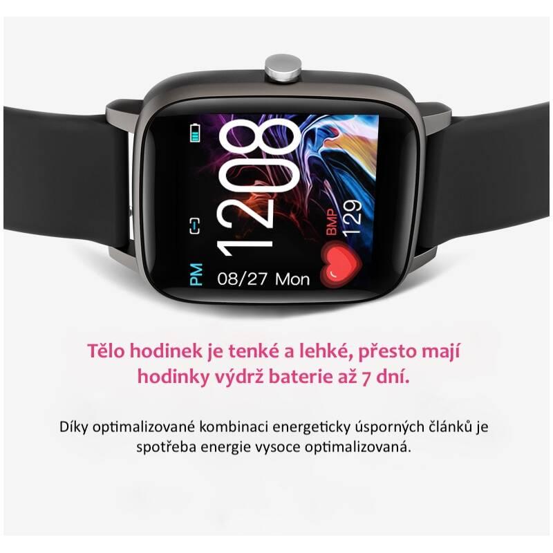 Chytré hodinky Carneo Soniq černá