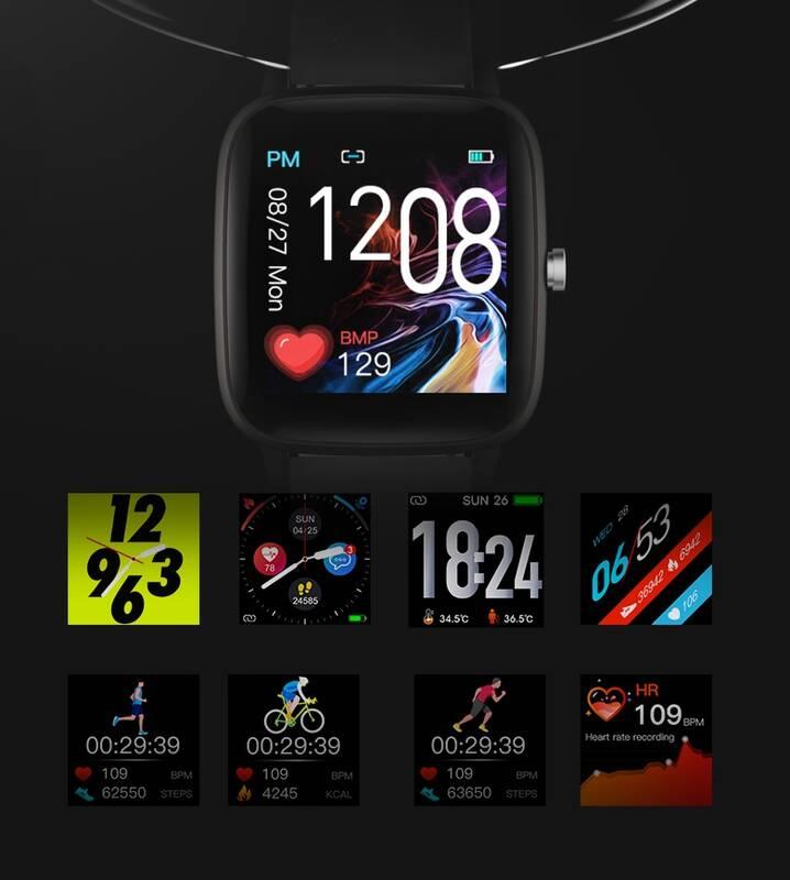 Chytré hodinky Carneo Soniq černá