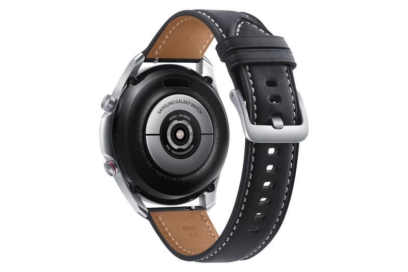 Chytré hodinky Samsung Galaxy Watch3 45mm LTE stříbrné