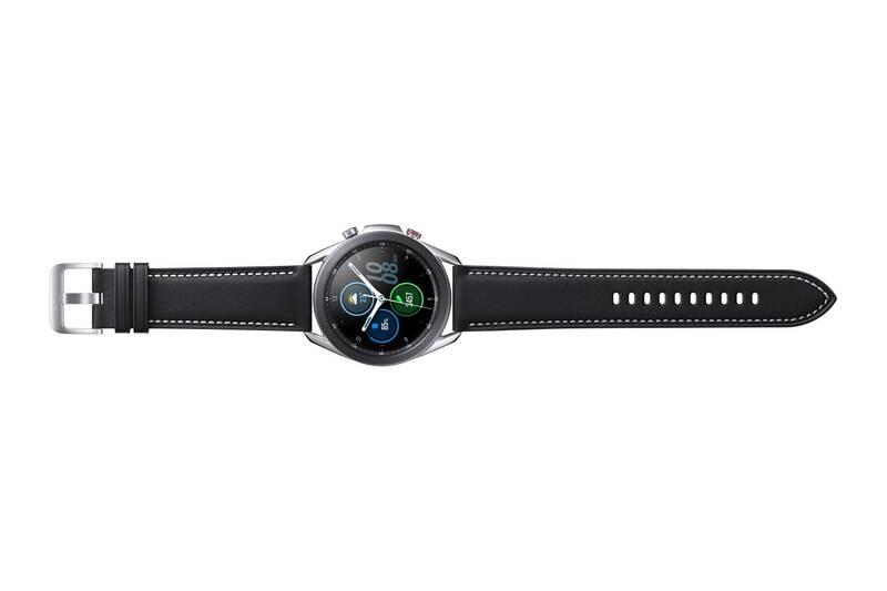 Chytré hodinky Samsung Galaxy Watch3 45mm LTE stříbrné