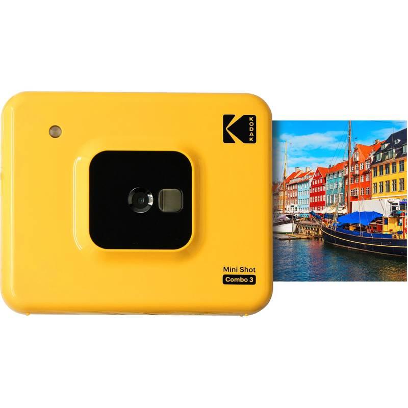 Digitální fotoaparát Kodak Mini Shot Combo 3 žlutý, Digitální, fotoaparát, Kodak, Mini, Shot, Combo, 3, žlutý