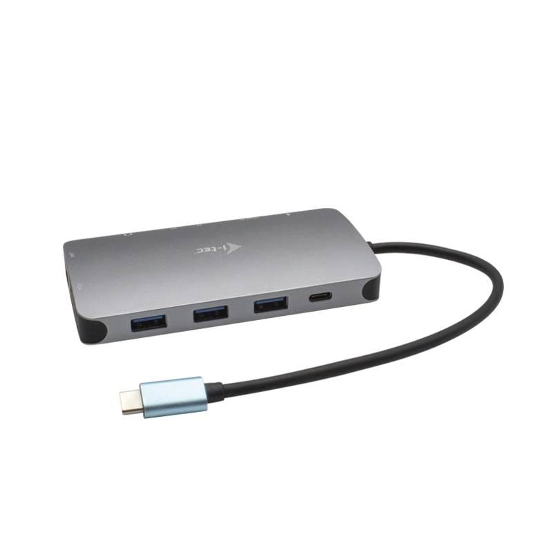 Dokovací stanice i-tec USB-C 3x USB 3.1, RJ45, 3,5mm jack, SD, Micro SD, HDMI, VGA, USB-C PD 100W