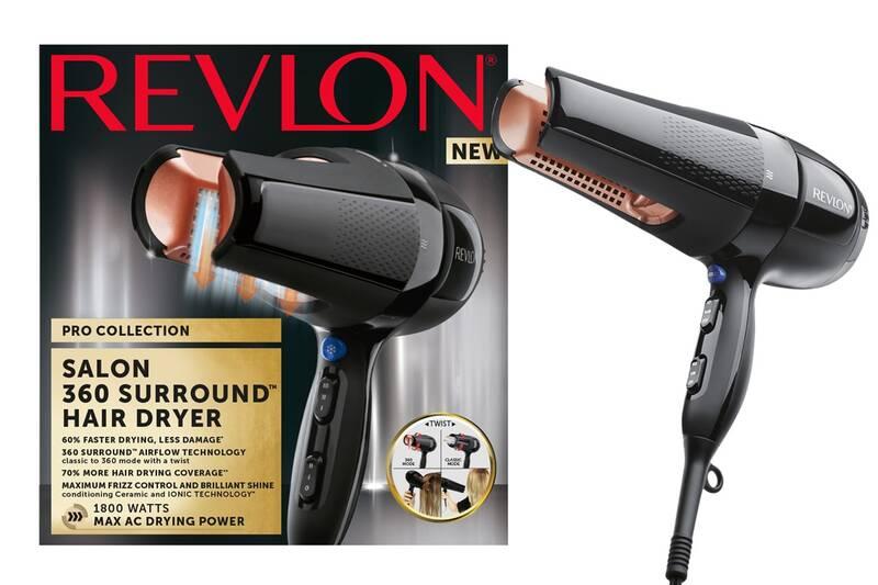 Fén Revlon PRO COLLECTION RVDR5206E SALON 360 SURROUND™ černý
