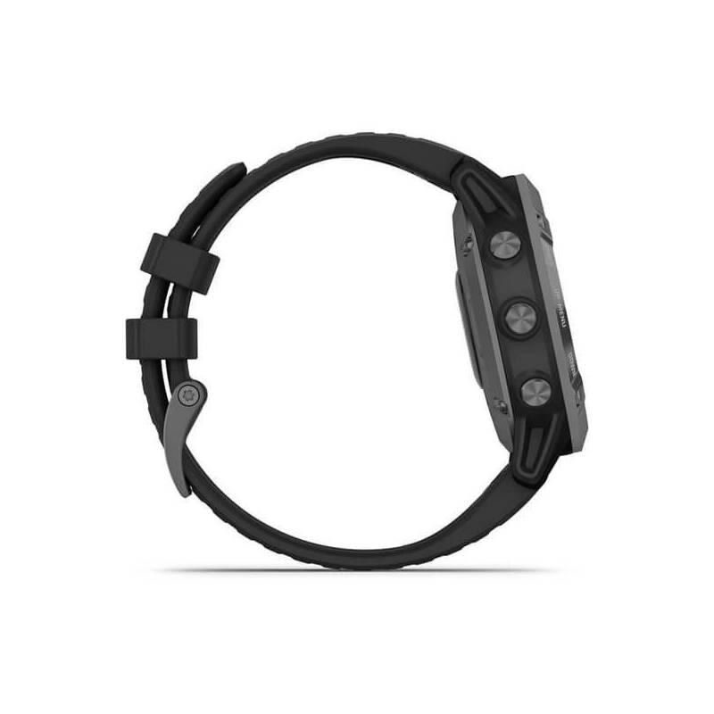 GPS hodinky Garmin fenix6 PRO Solar - Gray Black Band