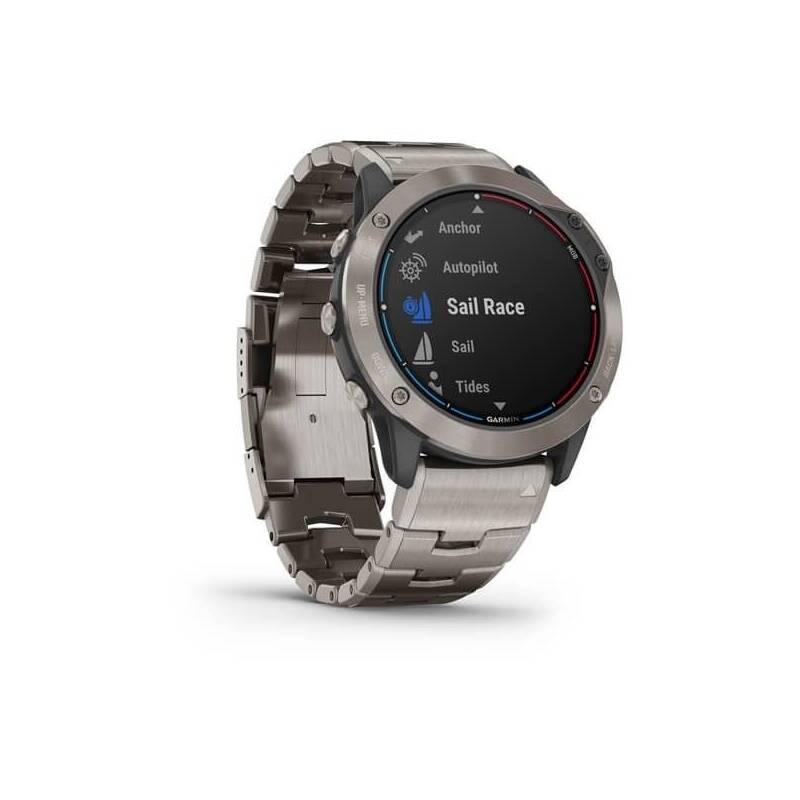GPS hodinky Garmin Quatix6X PRO Solar - Titanium
