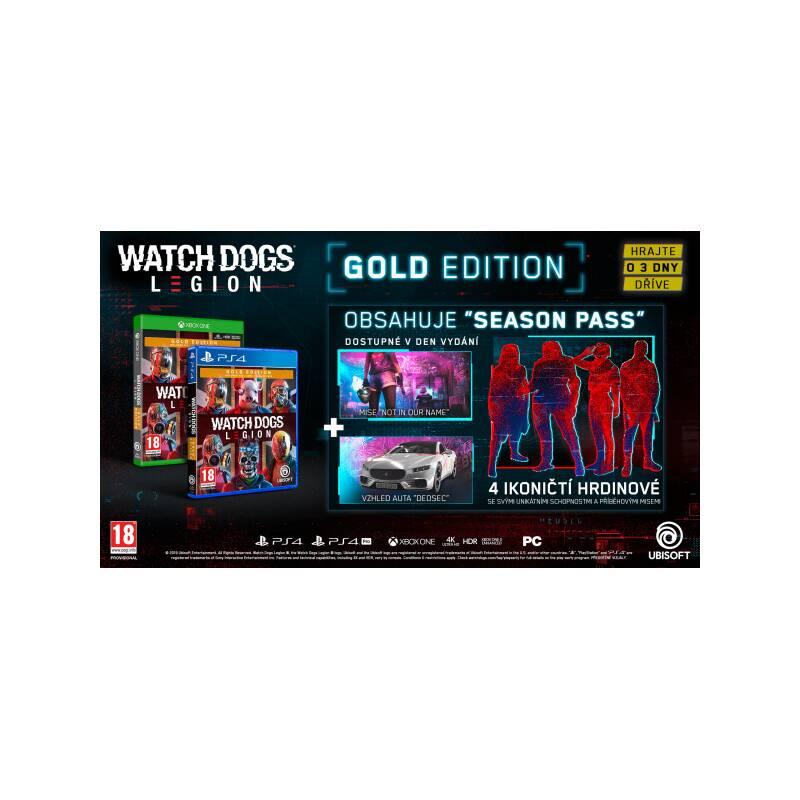 Hra Ubisoft PlayStation 4 Watch Dogs Legion Gold Edition