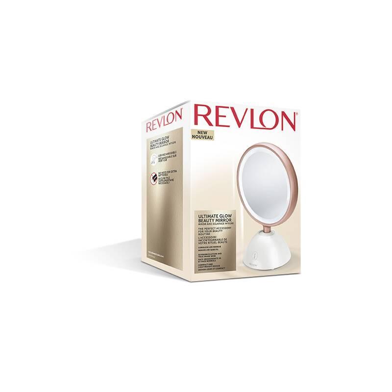 Kosmetické zrcátko Revlon RVMR9029UKE ULTIMATE GLOW BEAUTY bílé, Kosmetické, zrcátko, Revlon, RVMR9029UKE, ULTIMATE, GLOW, BEAUTY, bílé